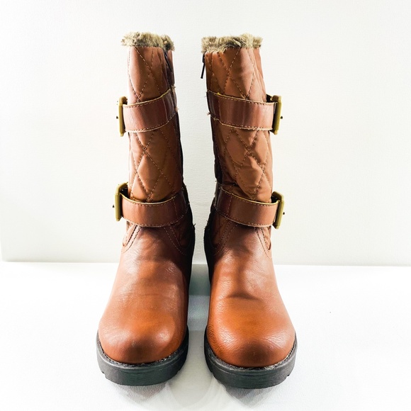 G.H. Bass & Co. Brown Quilted Winter Boots - Picture 6 of 11